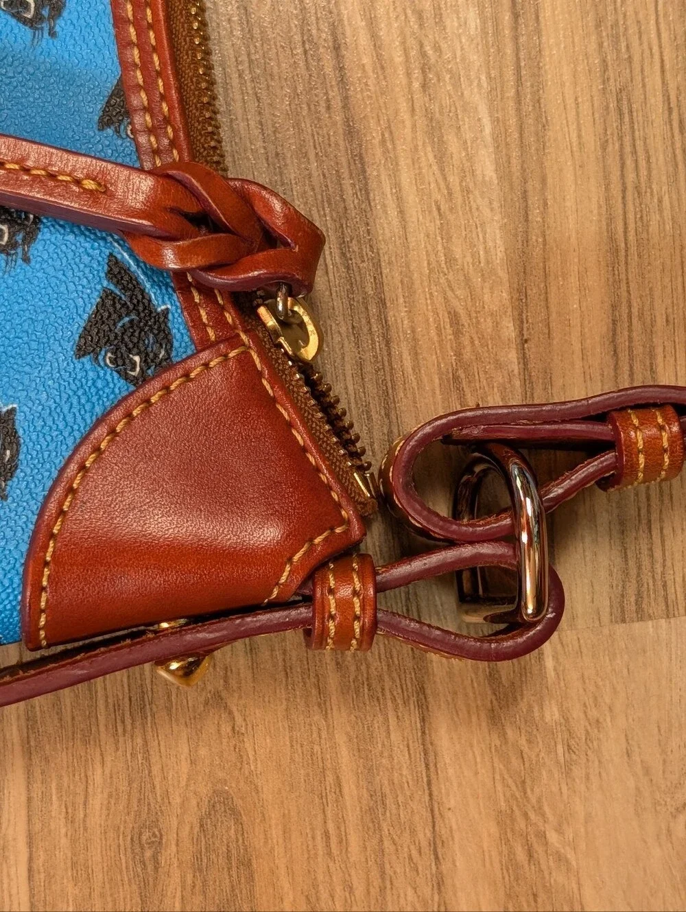 Dooney & Bourke Carolina Panthers Hobo Red Liner Purse Shoulder bag